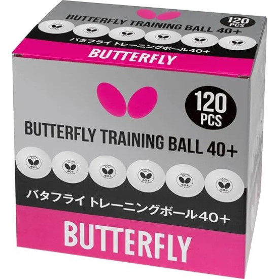 Butterfly Training Ball 40+ (Box of 120)