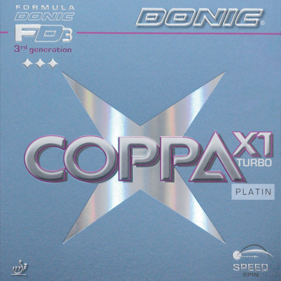 DONIC Coppa X1 Turbo (Platin)