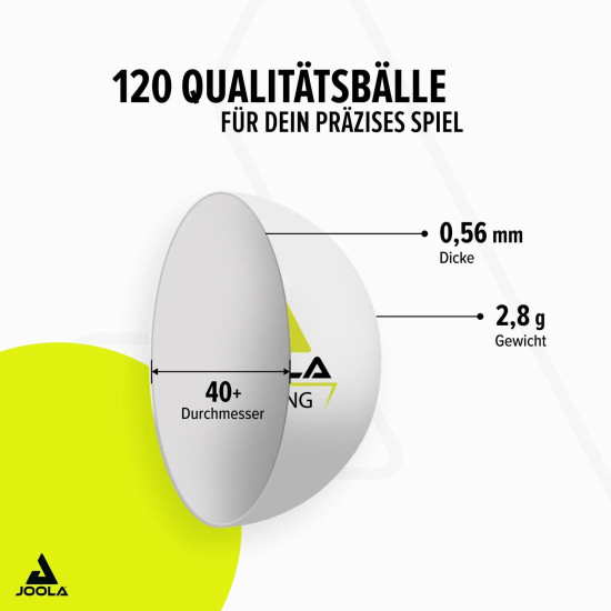 Joola table tennis ball training 40+