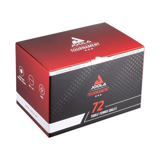 JOOLA Table Tennis Balls Tournament 3*, 72 pcs.