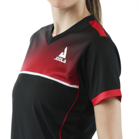 Shirt Joola Lady Edge black/red