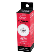 Nittaku balls Premium 40+ 3*** ITTF, 3 pcs.