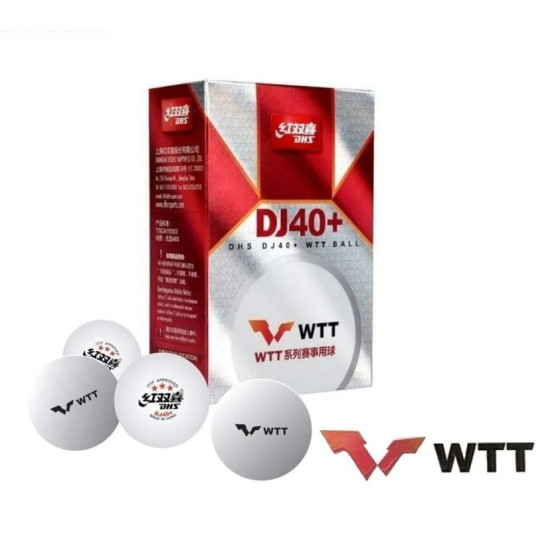 DHS Ball 3*** DJ40+ WTT 6 pcs.